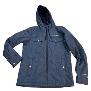 Columbia Mens Montague Falls II Insulated Jacket Small Navy Blue Winter Outdoor